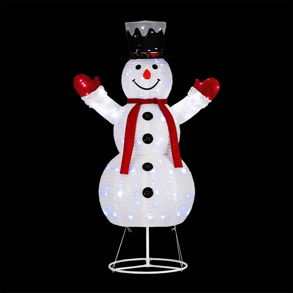 1.7M Christmas Lights 200 LED Fairy Light Snowman Decorations