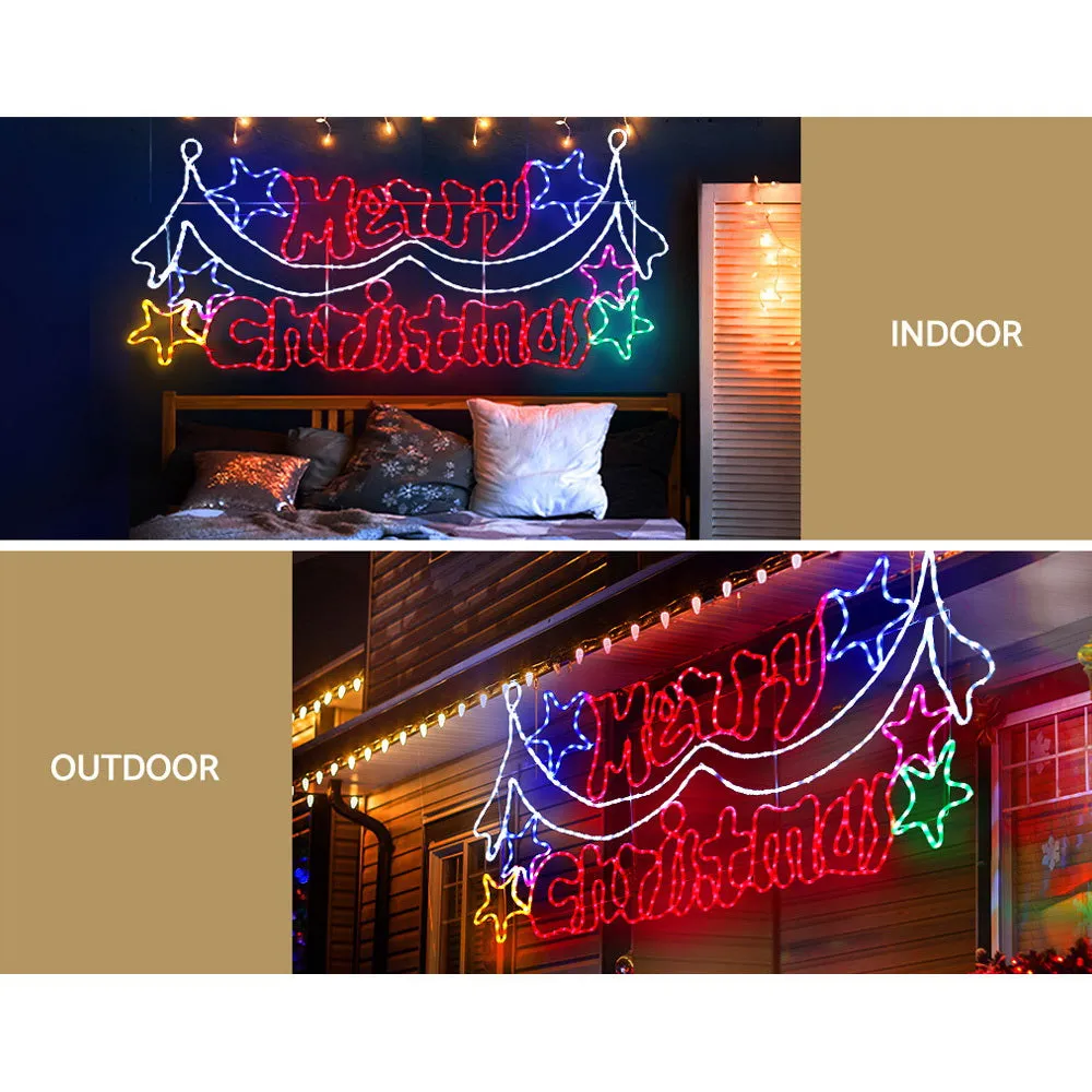 191cm Multi-Color LED Christmas Lights Outdoor Jingle Jollys