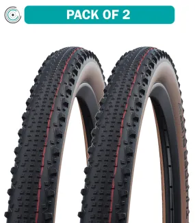 2 Pack Schwalbe Thunder Burt Tire 29x2.1 Tubeless Folding Evo Super Race 11600510.03