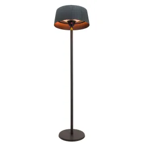 2100W Lyra Freestanding Electric Patio Heater / Charcoal