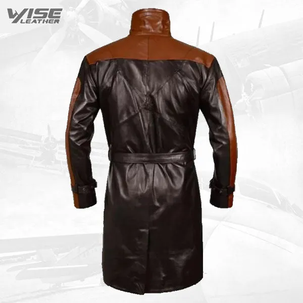 Aiden Pearce Watch Dog Pure Leather Trench Coat for Men