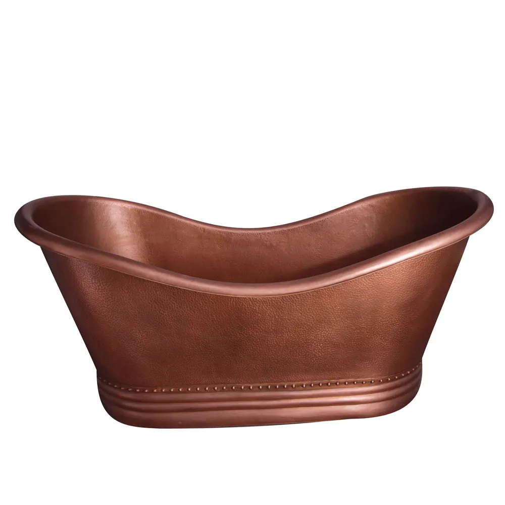 Allegro 66″ Copper Double Slipper Tub