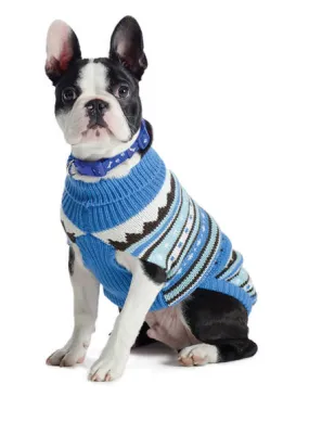 Ancol - Muddy Paws Alpine Sweater - Blue Mix - Large (50cm)