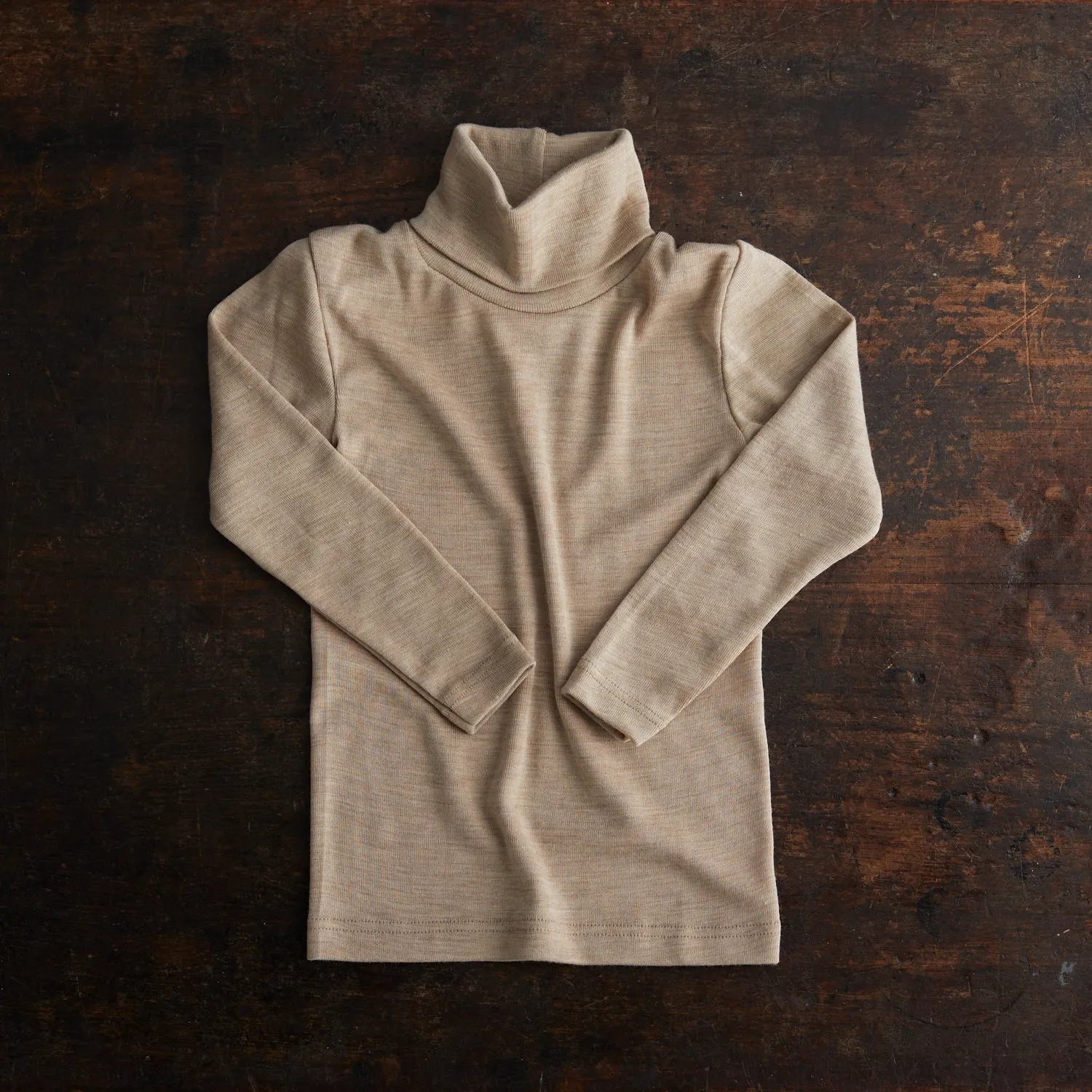 Auk Top - Merino Wool & Silk - Sandstorm