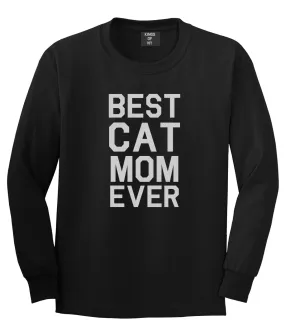 Best Cat Mom Ever Mens Long Sleeve T-Shirt