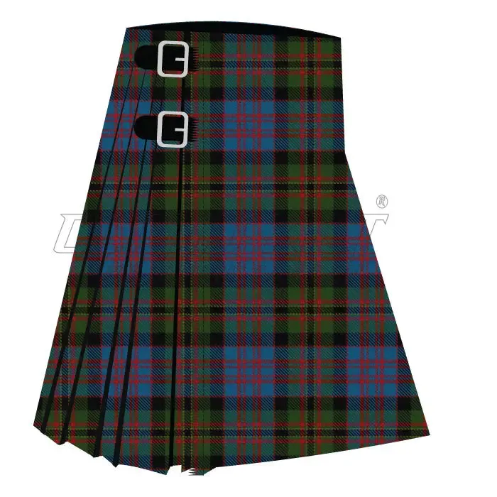 Bowie Black Premium Tartan Kilt