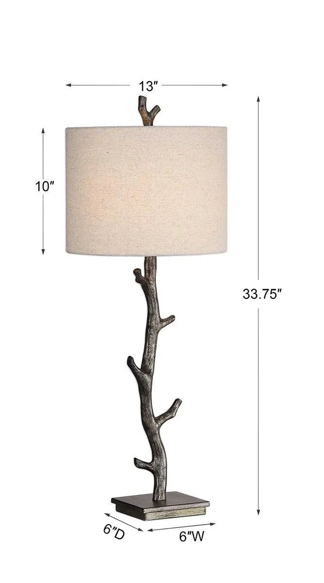 Bronzed Branch Lamp