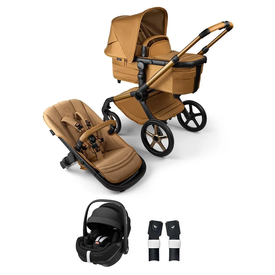 Bugaboo Fox 5 Noir Limited Edition   Pebble 360 Pro 2 Travel System