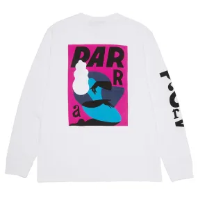 by Parra Twisted Woman Long Sleeve T-shirt / White