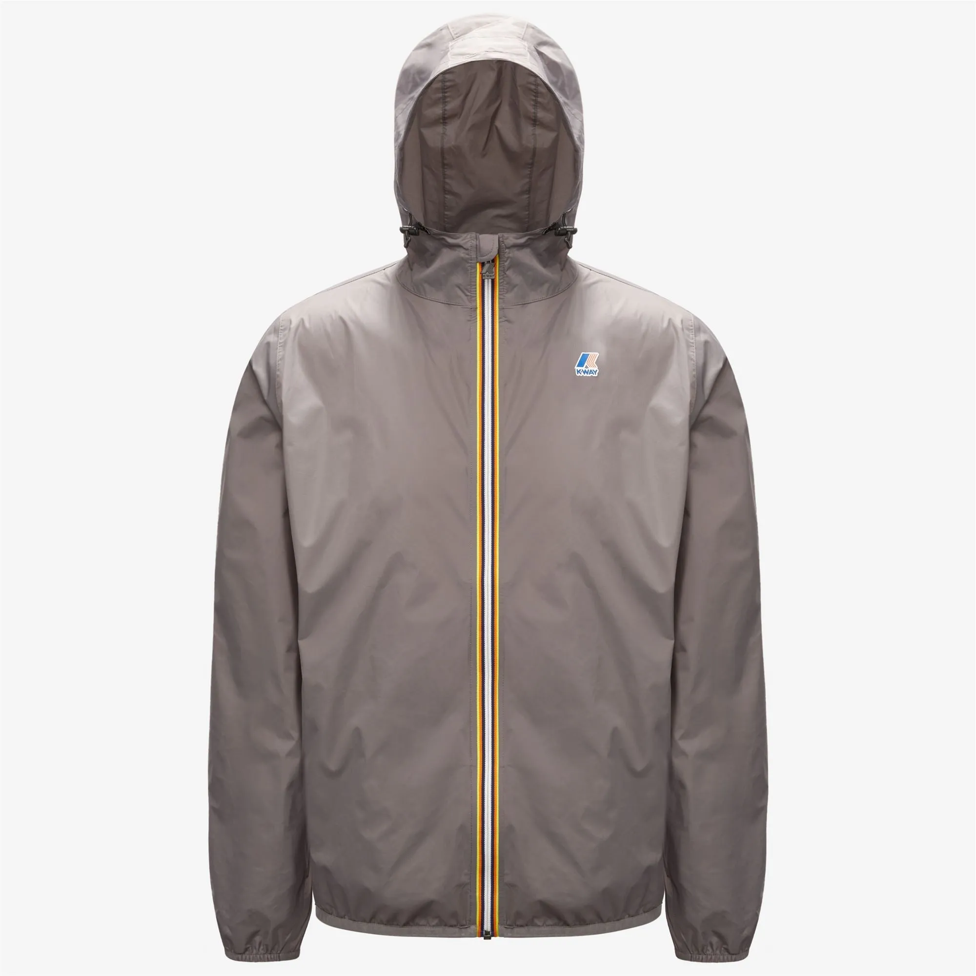 Claude - Unisex Packable Full Zip Waterproof  Rain Jacket in Grey Smoke