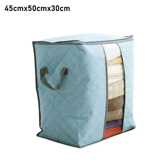 Clothes Quilt Storage Bag Blanket Closet Sweater Organizer Box Sorting Pouches Cabinet Container Travel Home Dropshipping