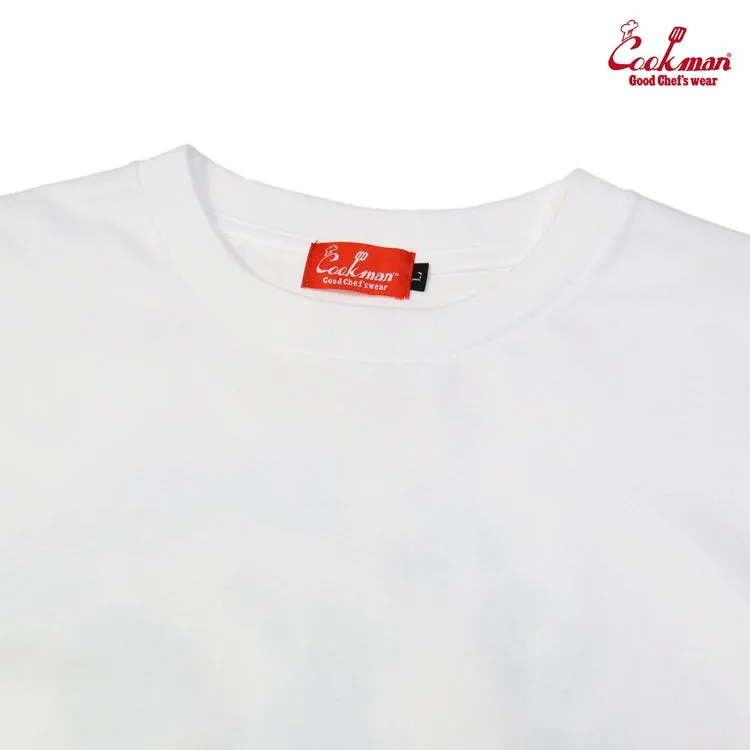 Cookman Long Sleeve T-shirts - Milk : White