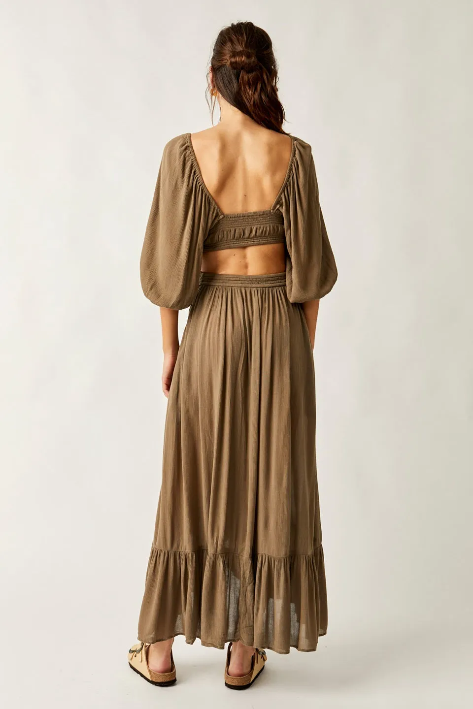 Cutout Maxi Dress Cross My Heart