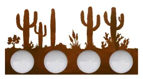 Desert Scene Four Light Fixture