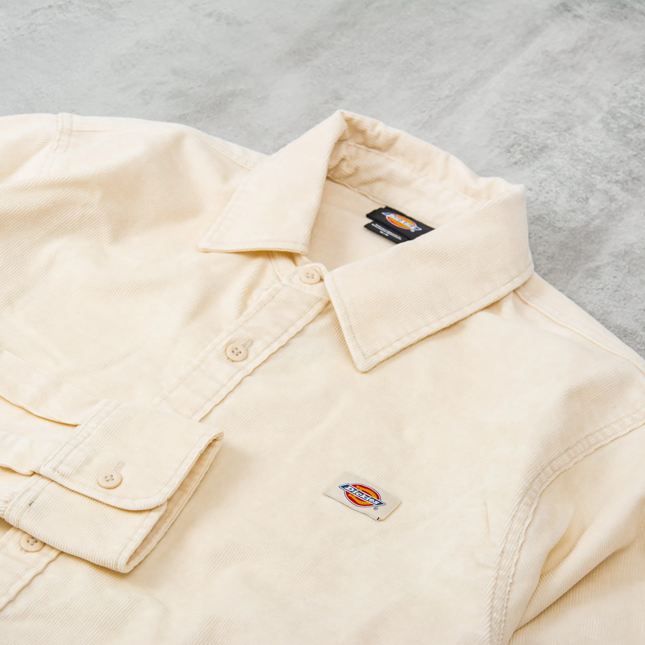 Dickies Chase City L/S City Shirt - Whitecap Gray