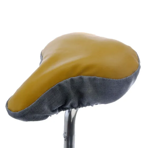 Dijon Saddle Cover - Mustard Yellow