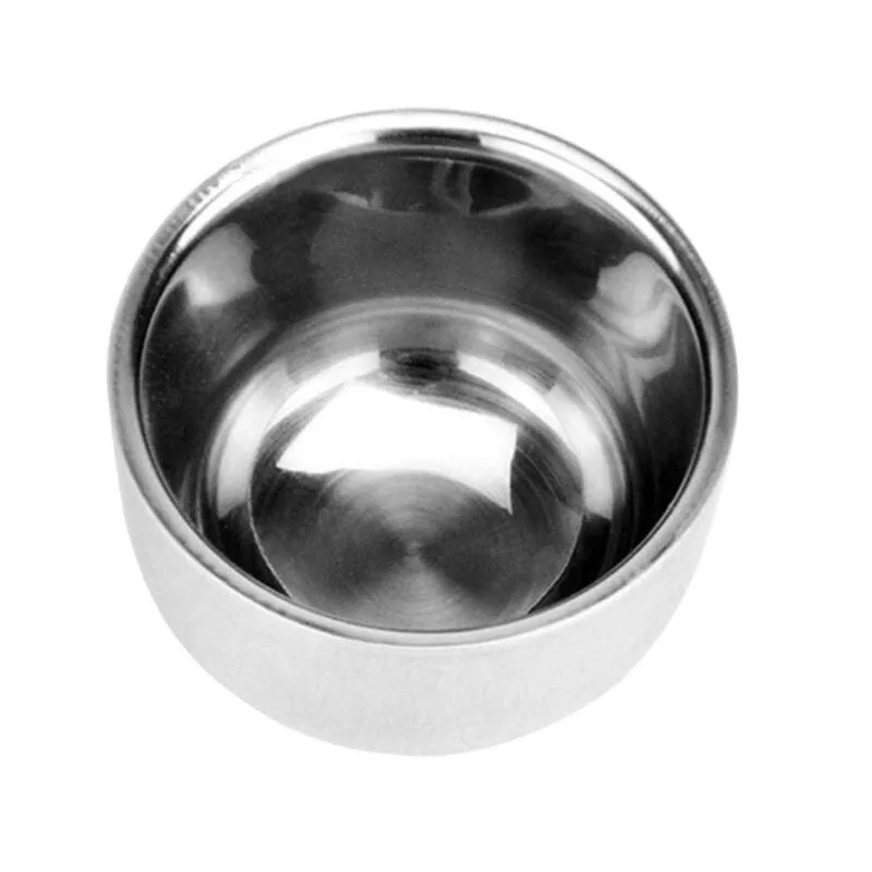 Double Layer Stainless Steel Shaving Brush Bowl