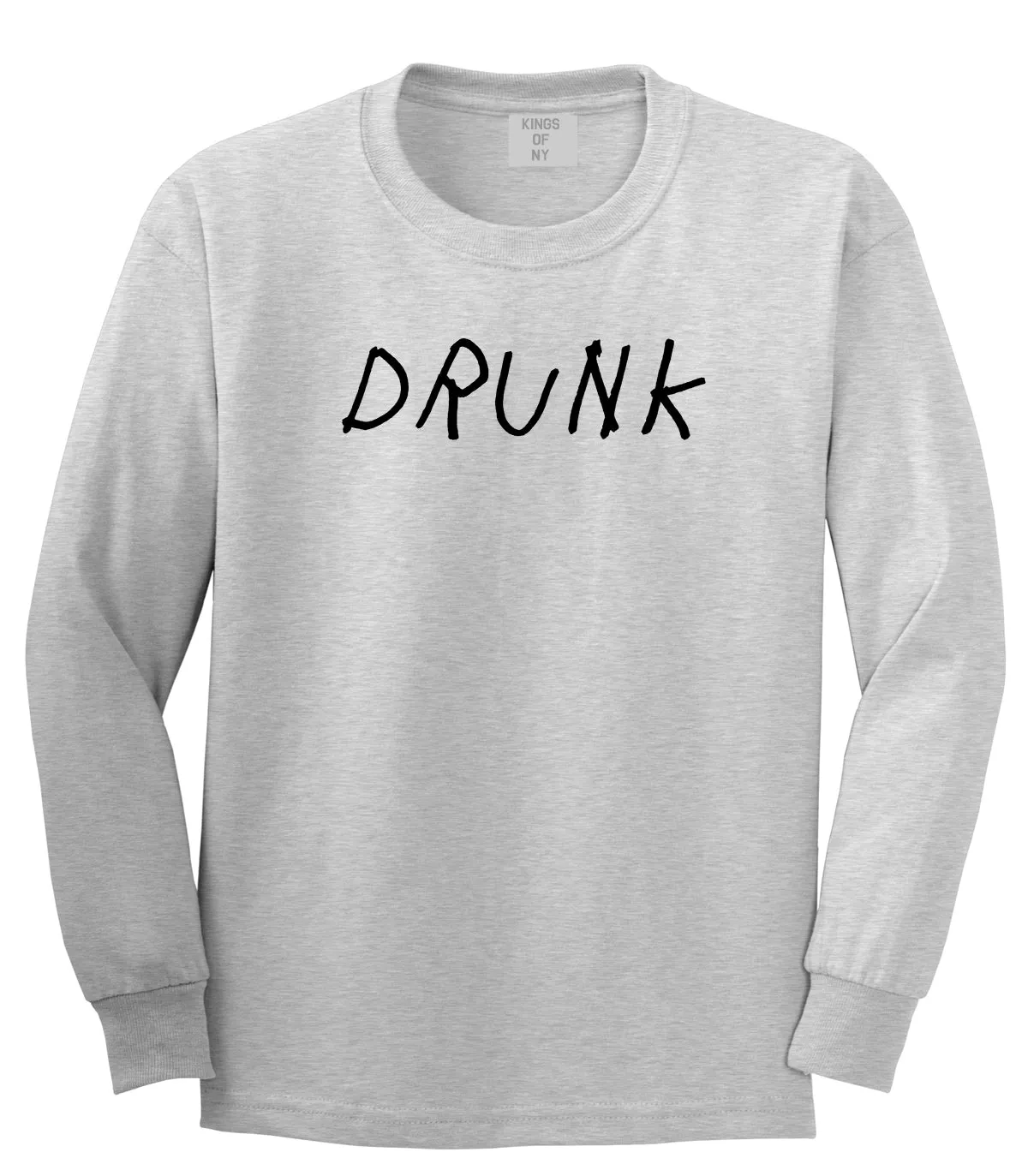 Drunk Mens Long Sleeve T-Shirt