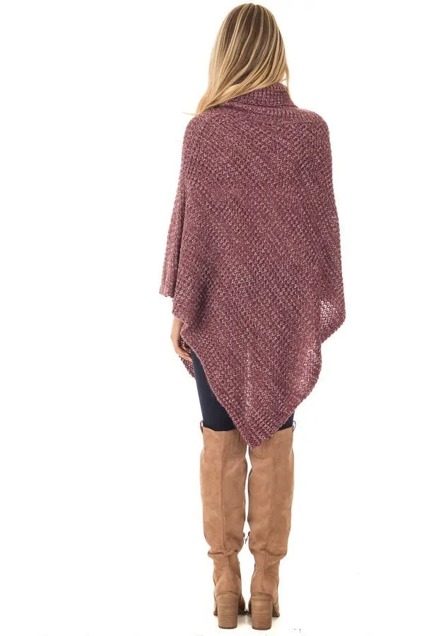 High Collar Cape Sweater