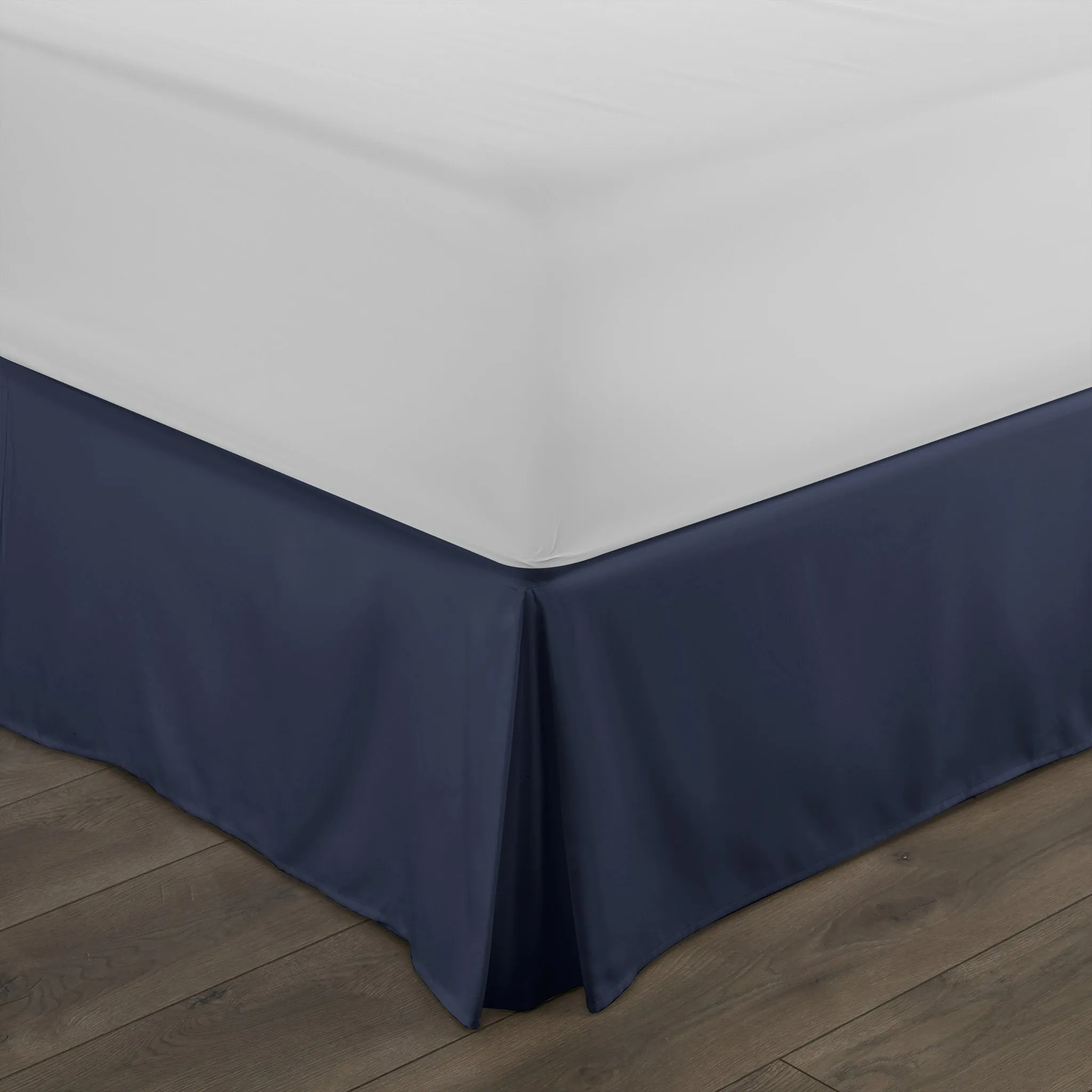 Hypoallergenic Pleated Premium Solid Bed Skirt