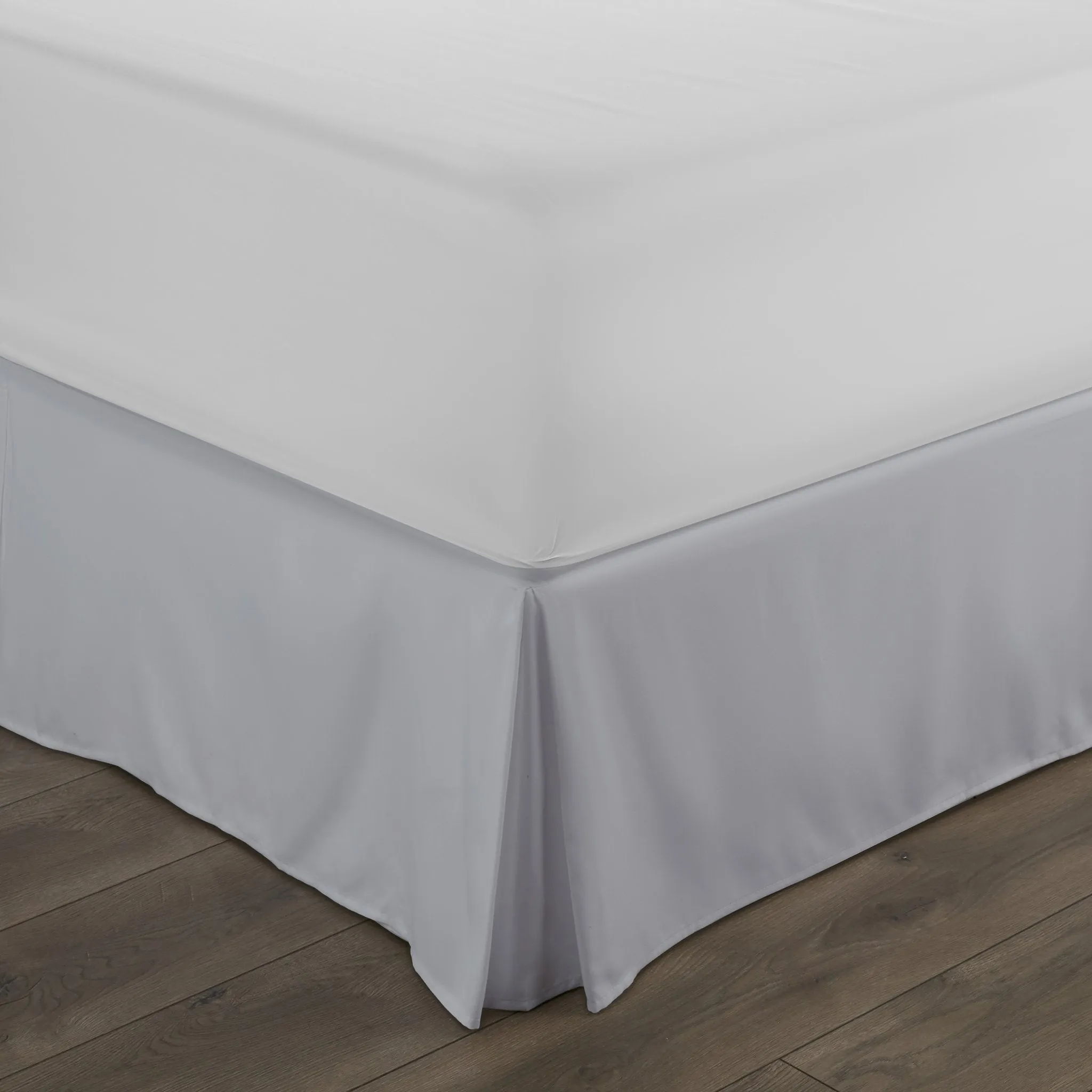 Hypoallergenic Pleated Premium Solid Bed Skirt