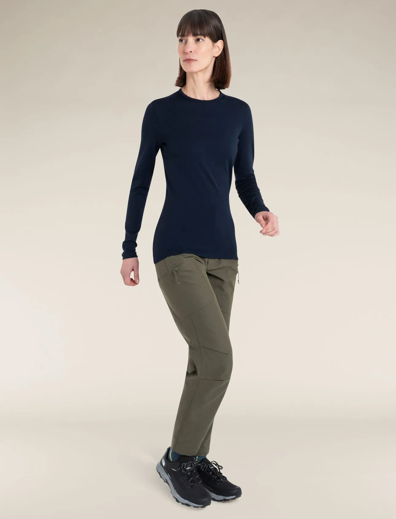 Icebreaker Merino 260 Tech LS Crew Neck (Women's)