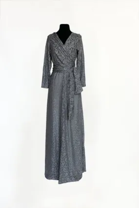 Jacqueline Grey Lace Maxi