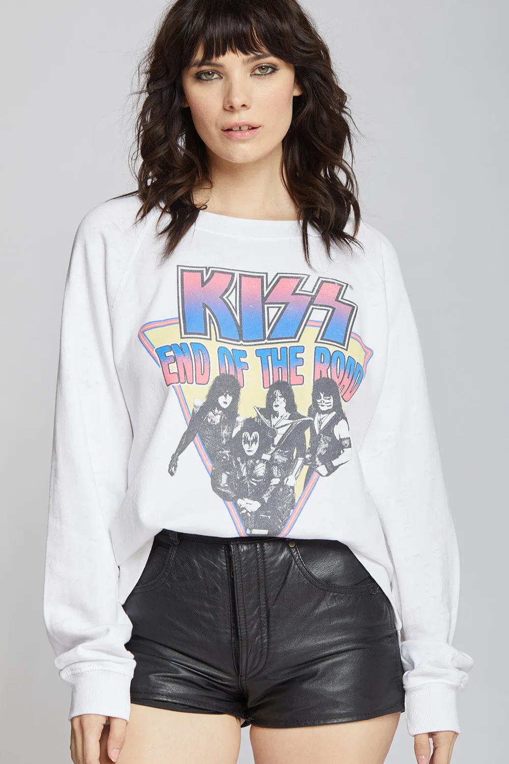 Kiss End of the Road Burnout Sweatshirt