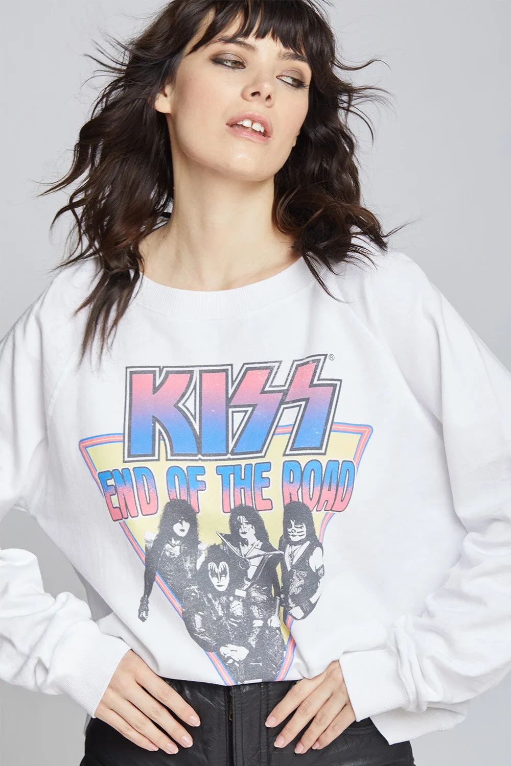 Kiss End of the Road Burnout Sweatshirt