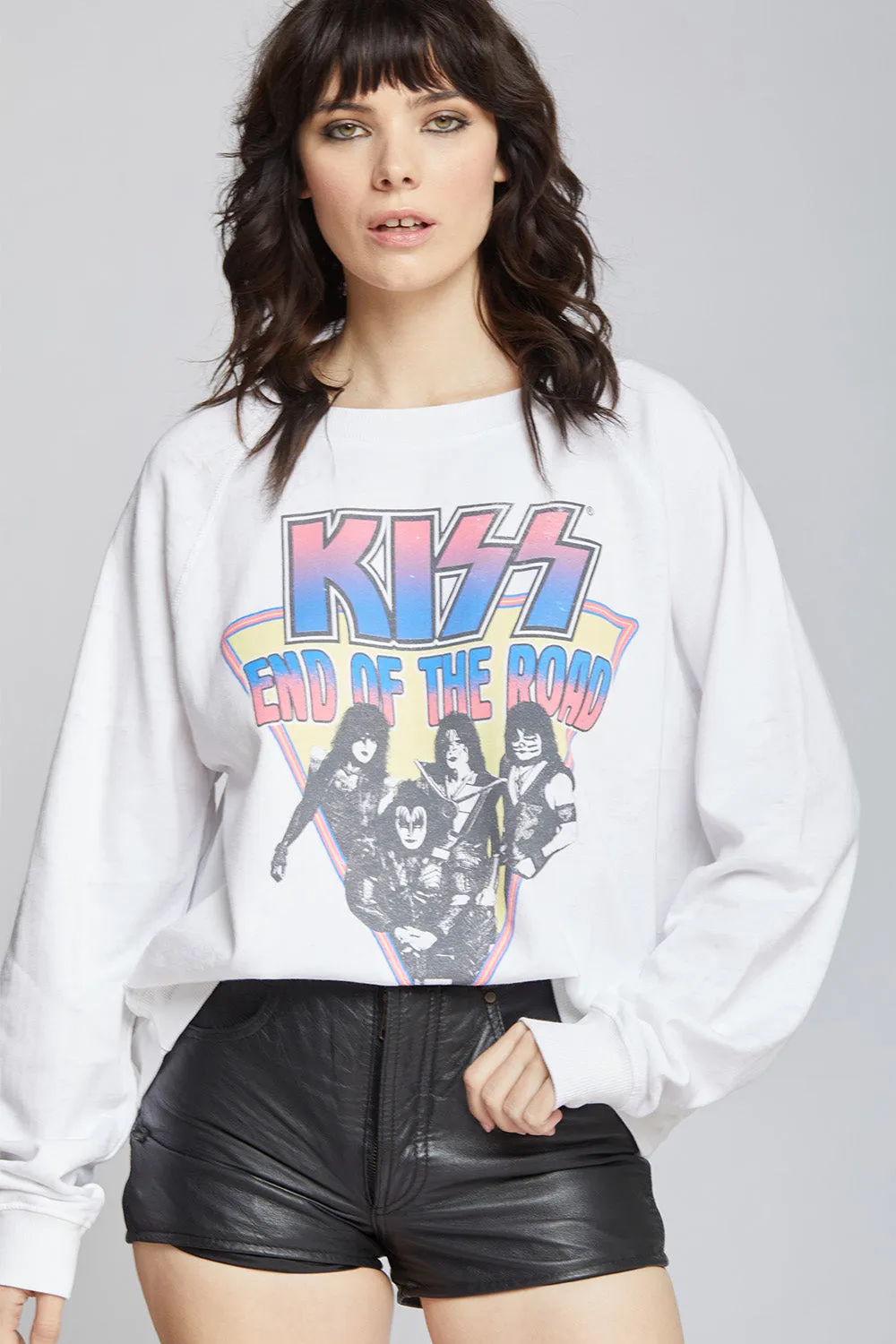 Kiss End of the Road Burnout Sweatshirt