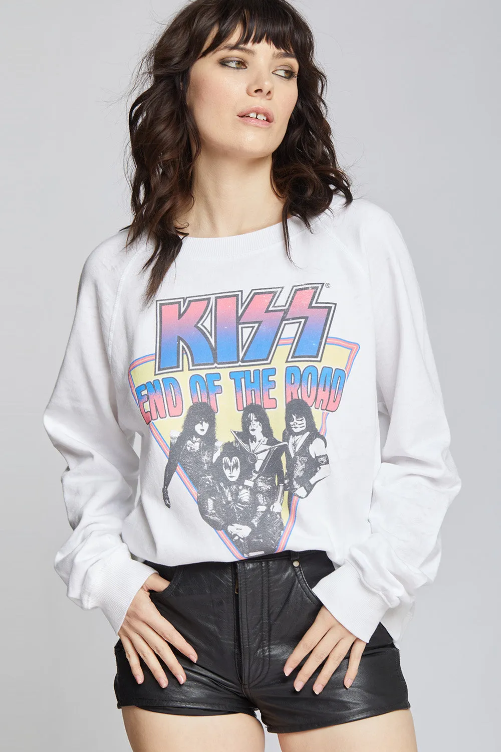 Kiss End of the Road Burnout Sweatshirt