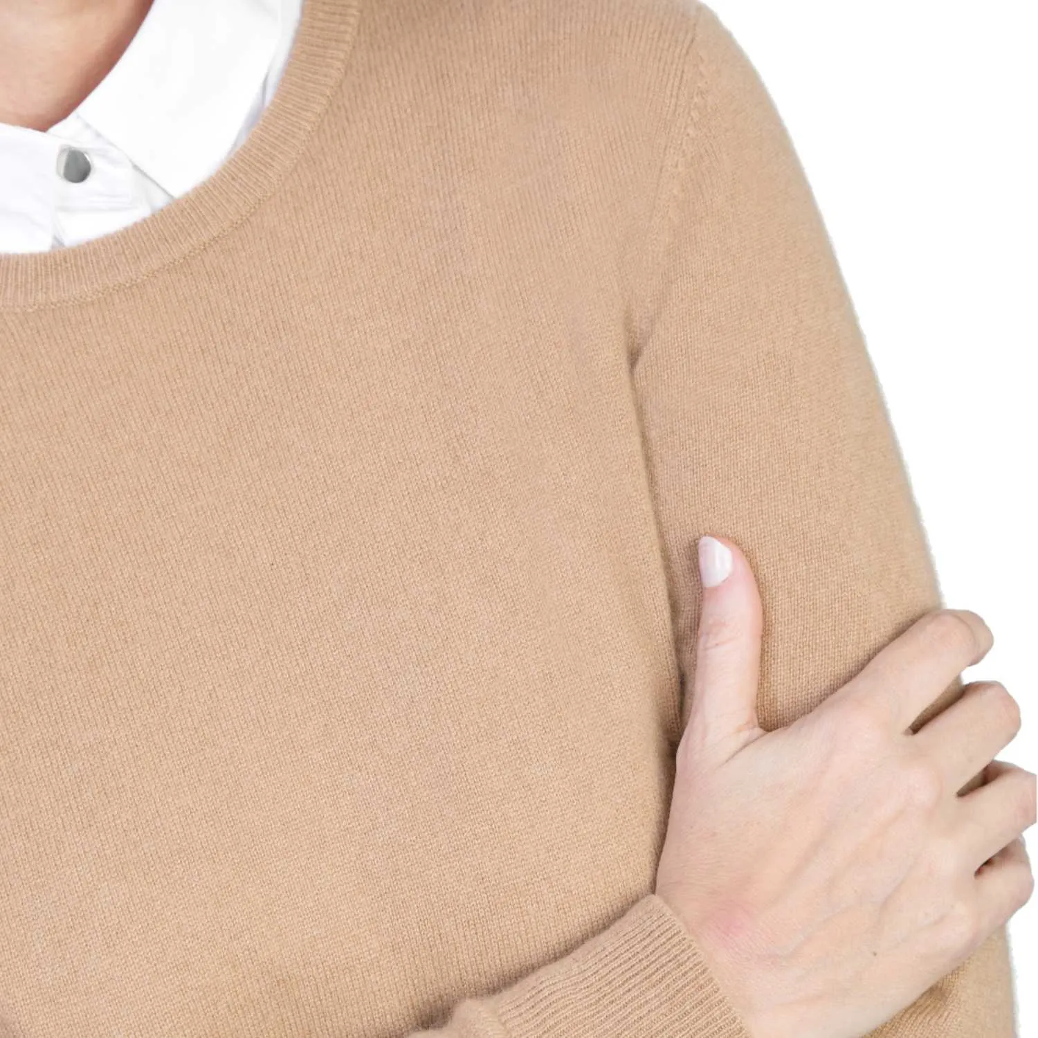 Ladies Cashmere Round Neck Sweater