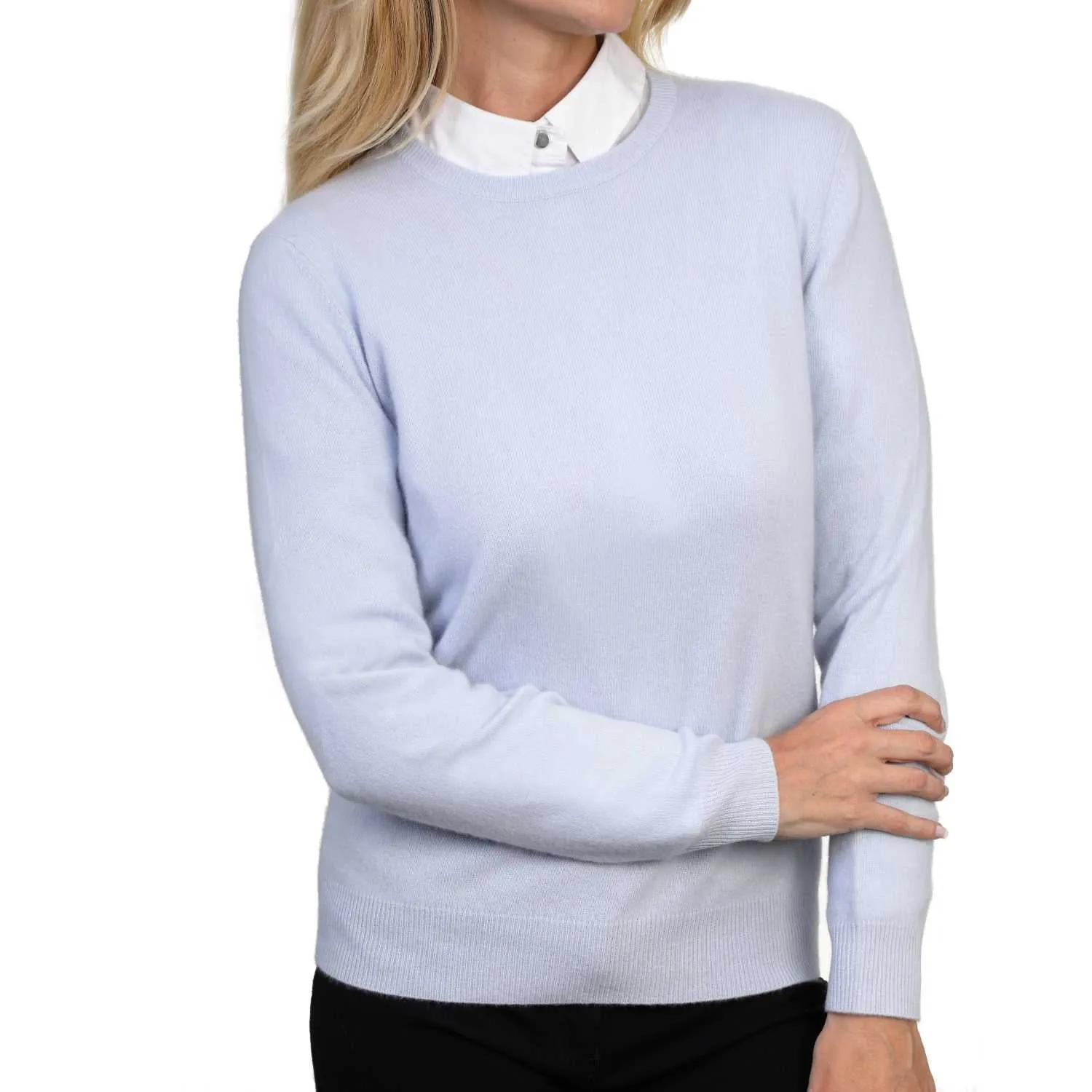 Ladies Cashmere Round Neck Sweater