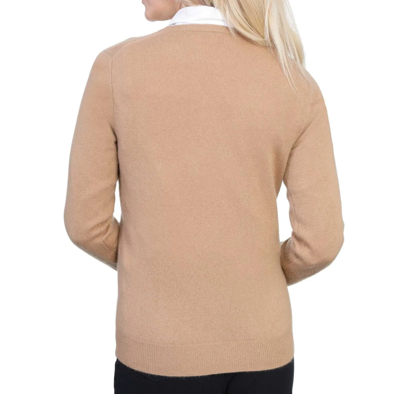 Ladies Cashmere Round Neck Sweater