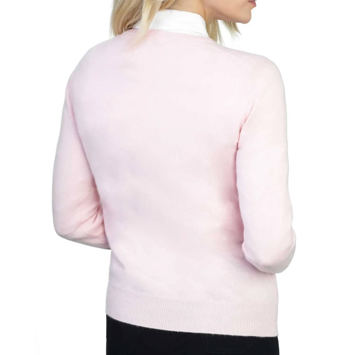 Ladies Cashmere Round Neck Sweater