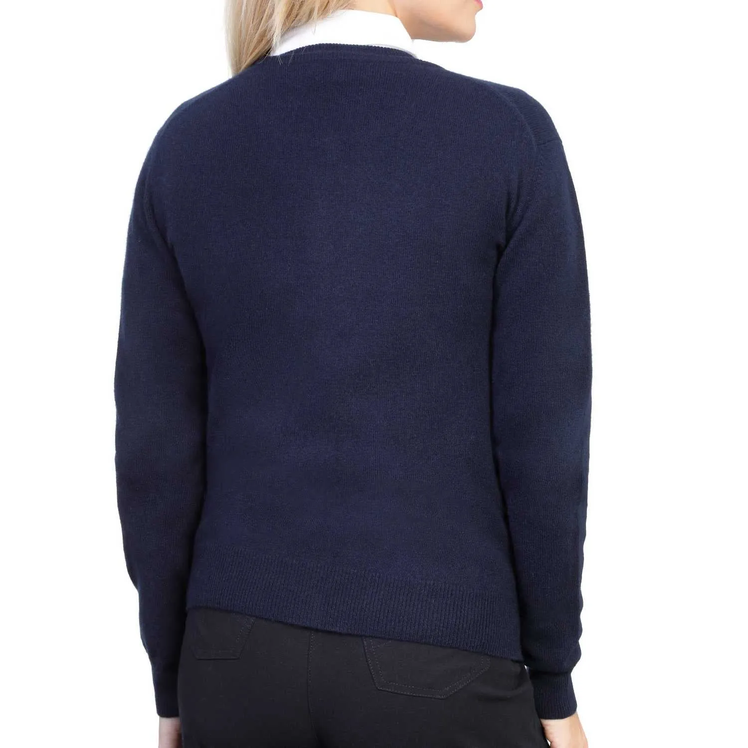 Ladies Cashmere Round Neck Sweater