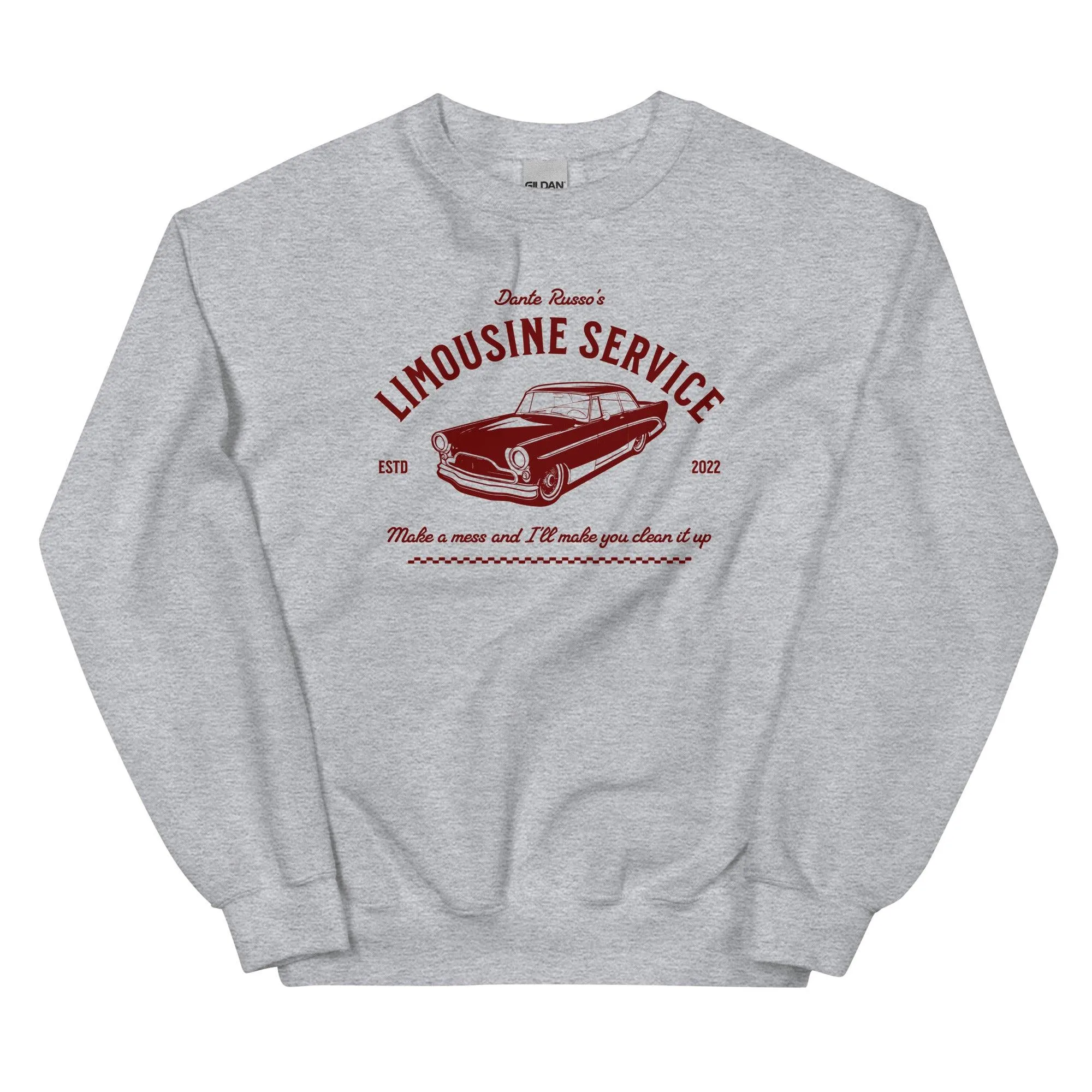 Limousine Service by Dante Russo Sweatshirt