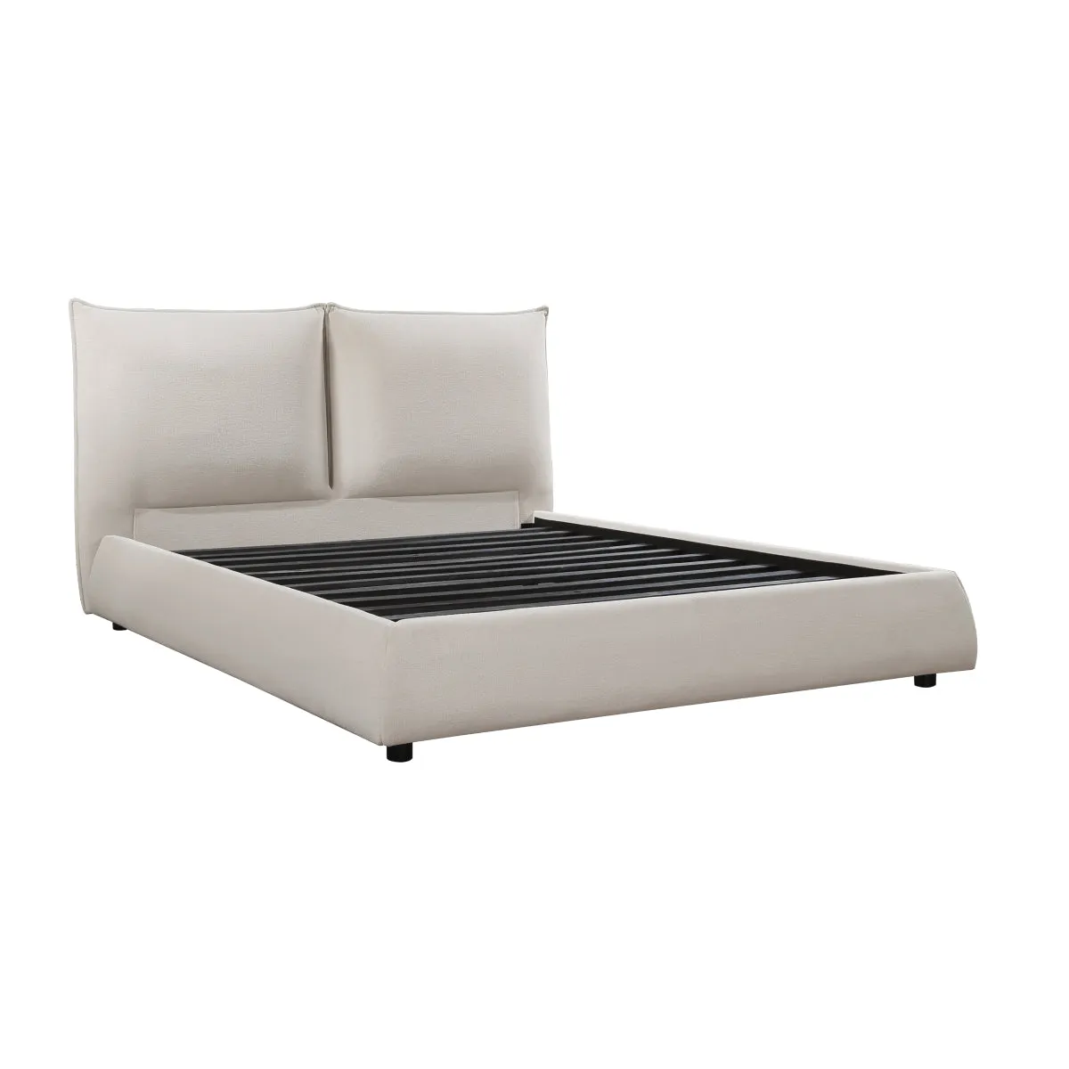 Linna Modern Chenille Upholstered Queen Bed