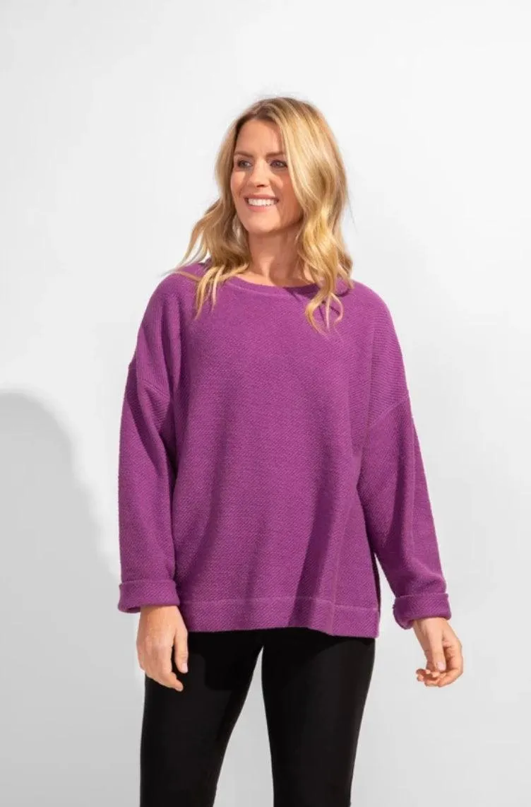 Loopy Terry Sundown Pullover in Spice by Escape