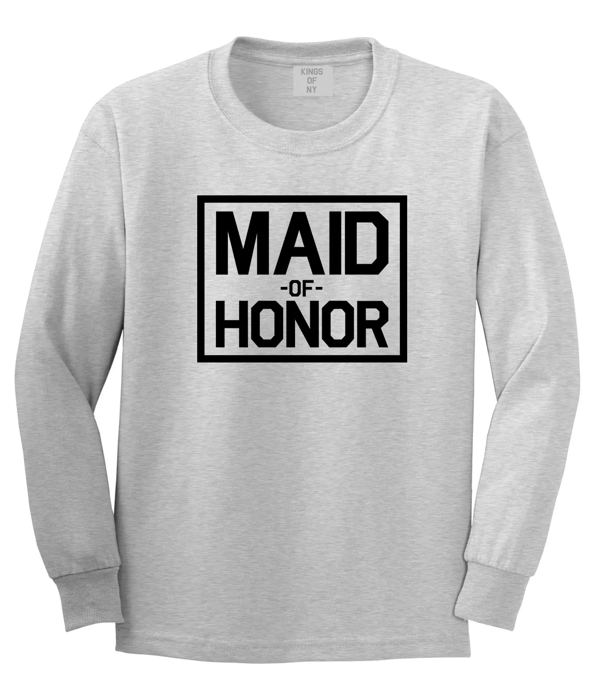 Maid Of Honor Wedding Mens Long Sleeve T-Shirt