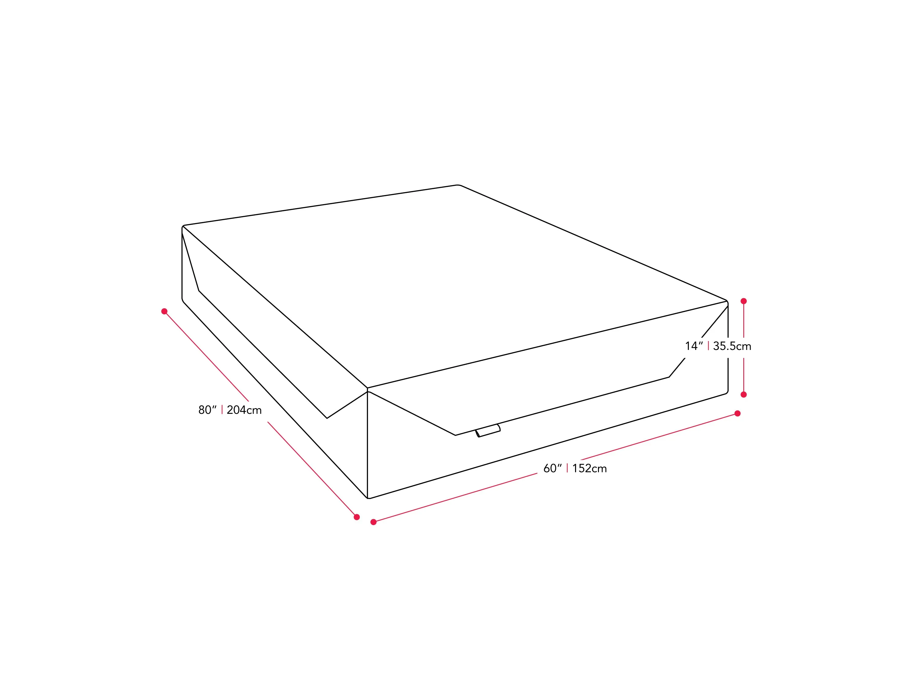 Memory Foam Mattress, Queen 14"