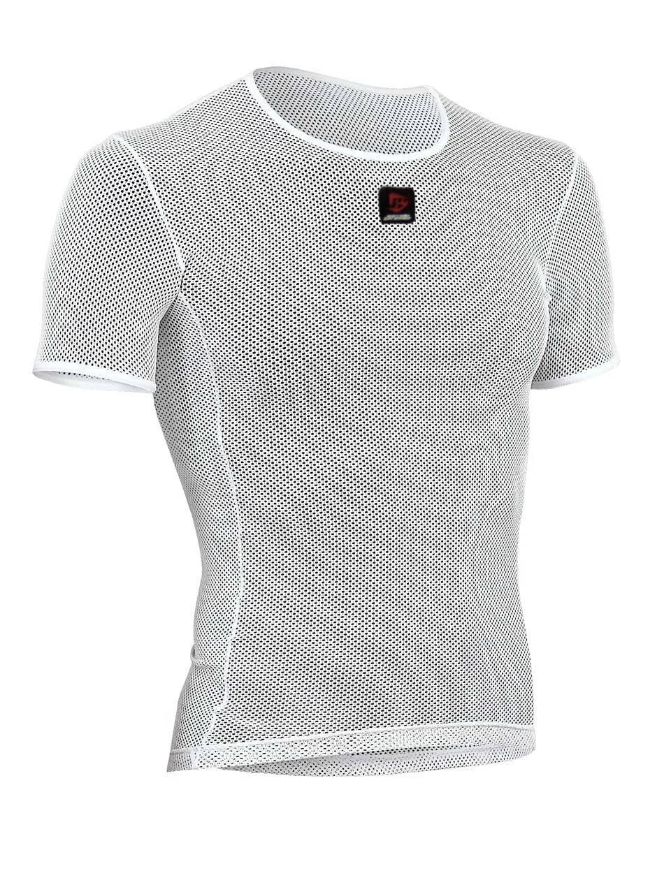 Mesh Short Sleeve Base Layer - White