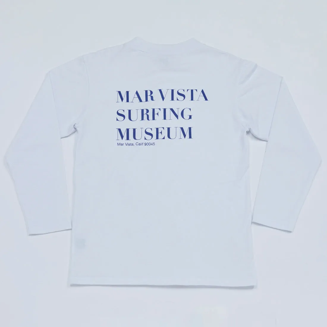 MSM Mock Neck Long Sleeve Tee (White)