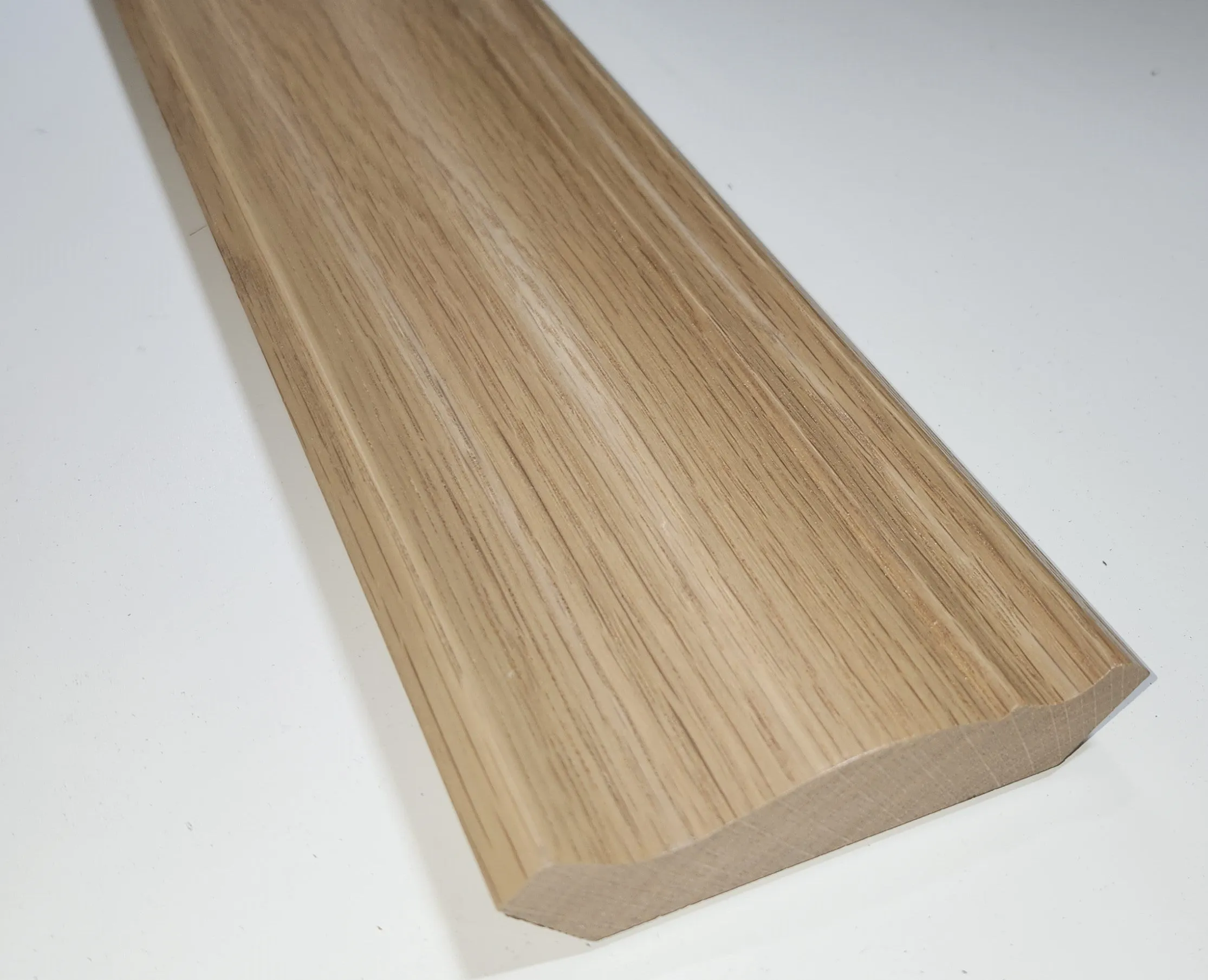 Natural Color White Oak Shaker Crown Molding Trim Pieces