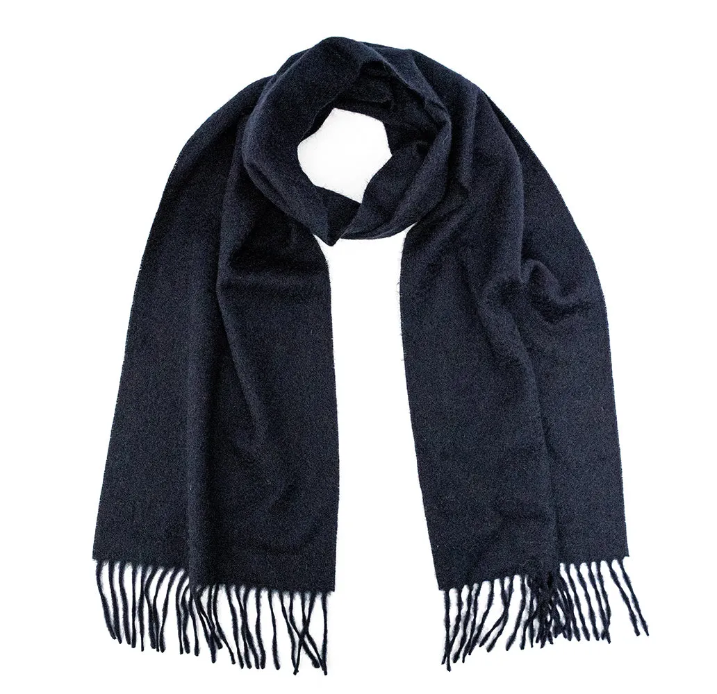 Navy Pure Cashmere Sandford Scarf