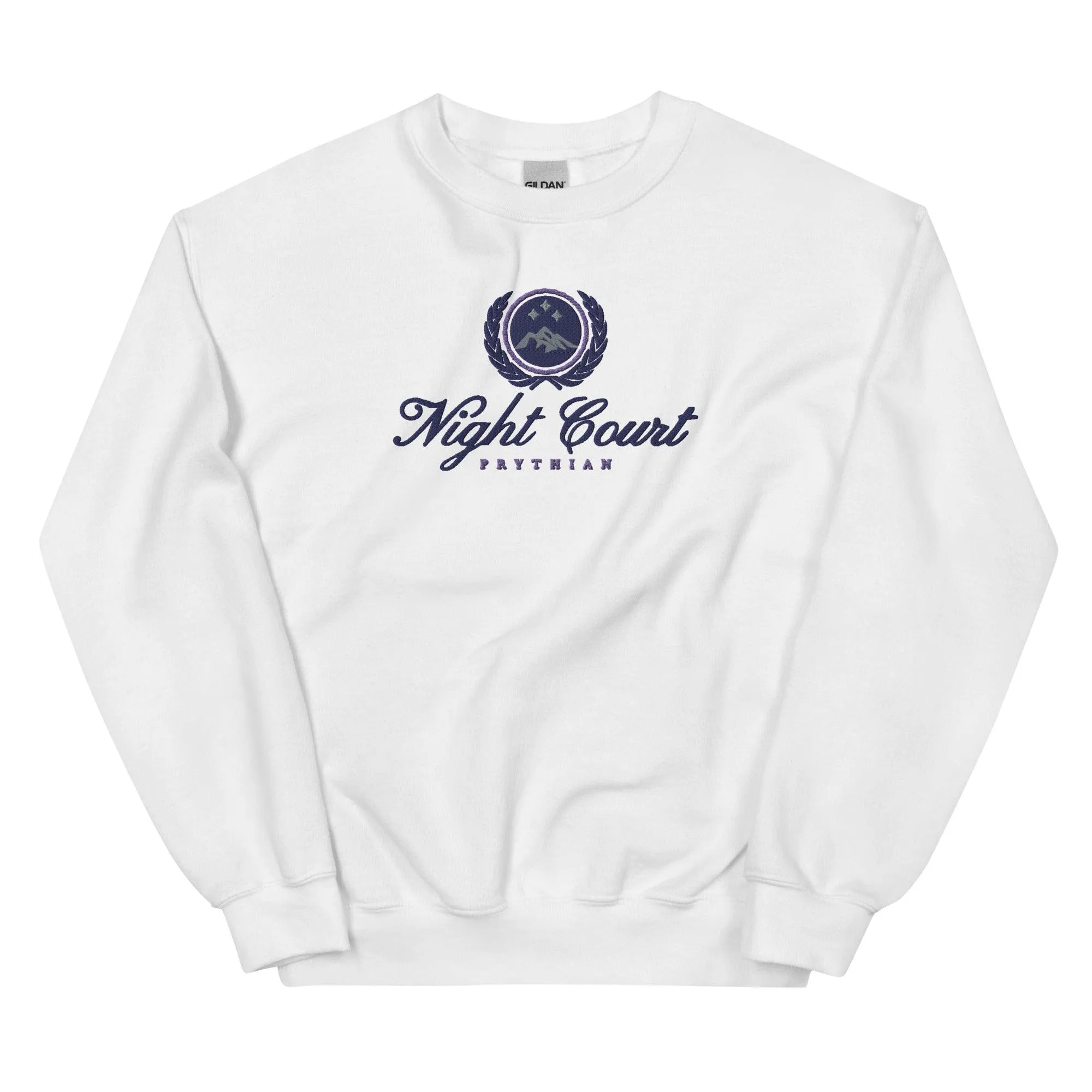 Night Court Embroidered Sweater