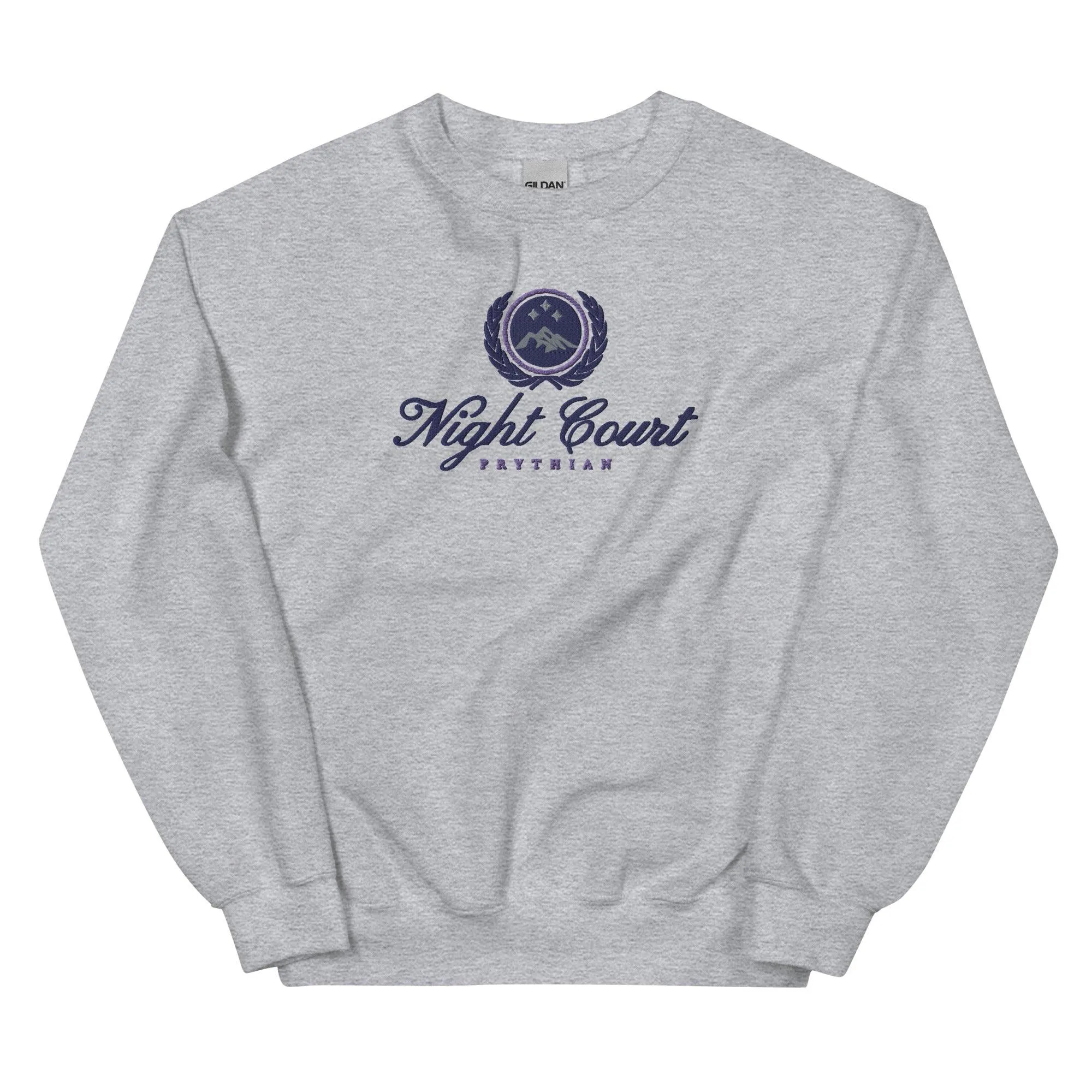 Night Court Embroidered Sweater