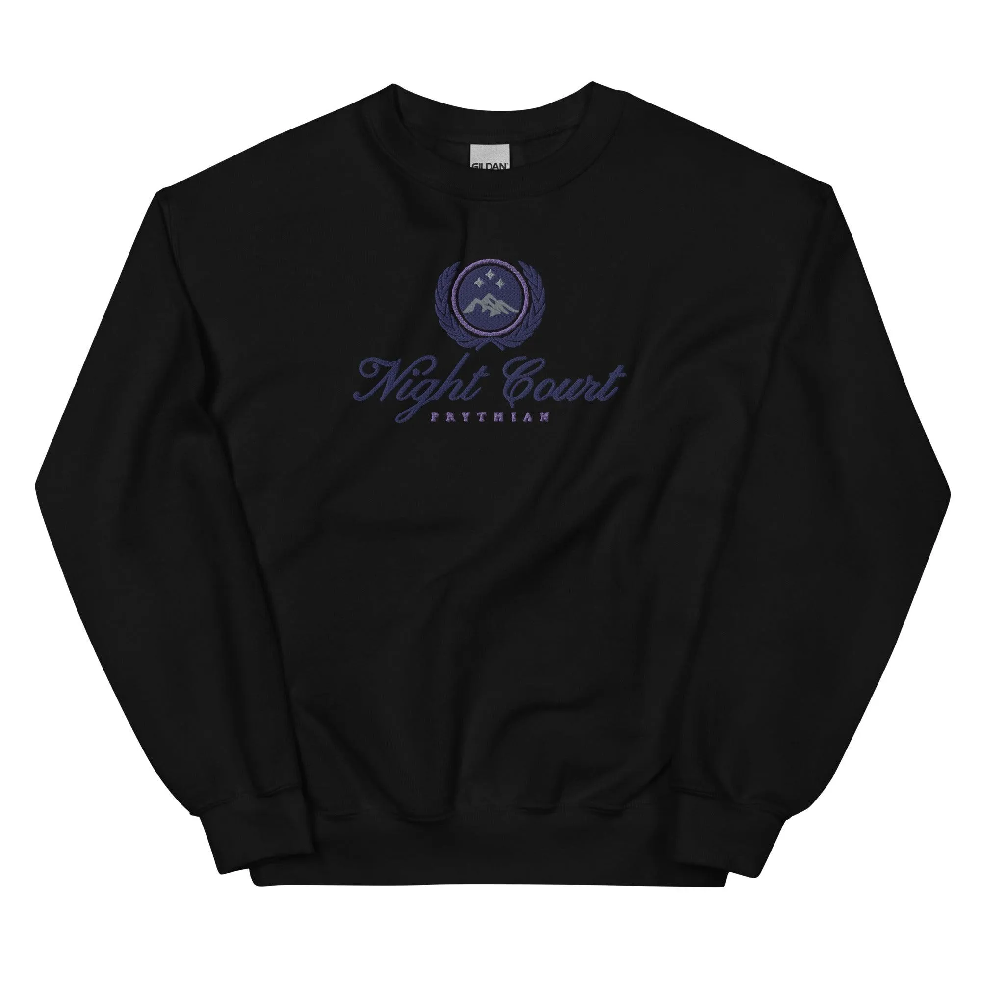 Night Court Embroidered Sweater