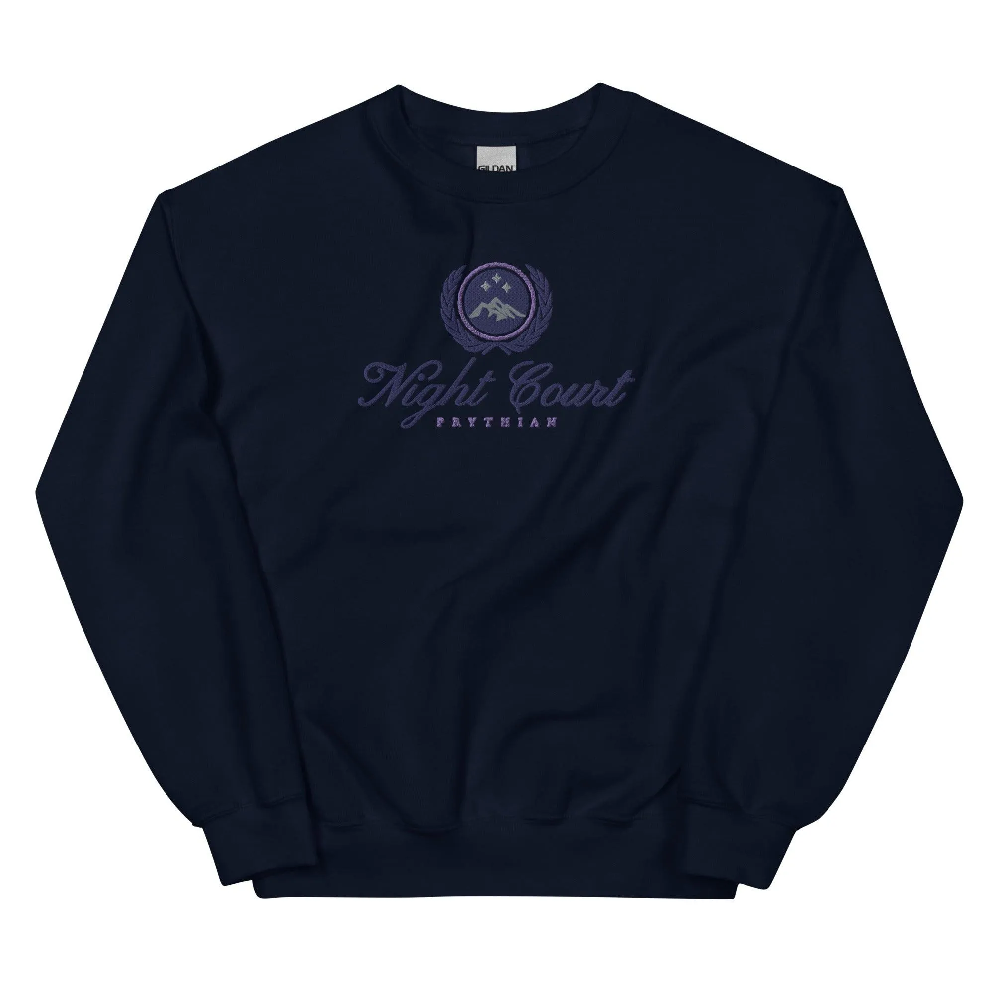 Night Court Embroidered Sweater