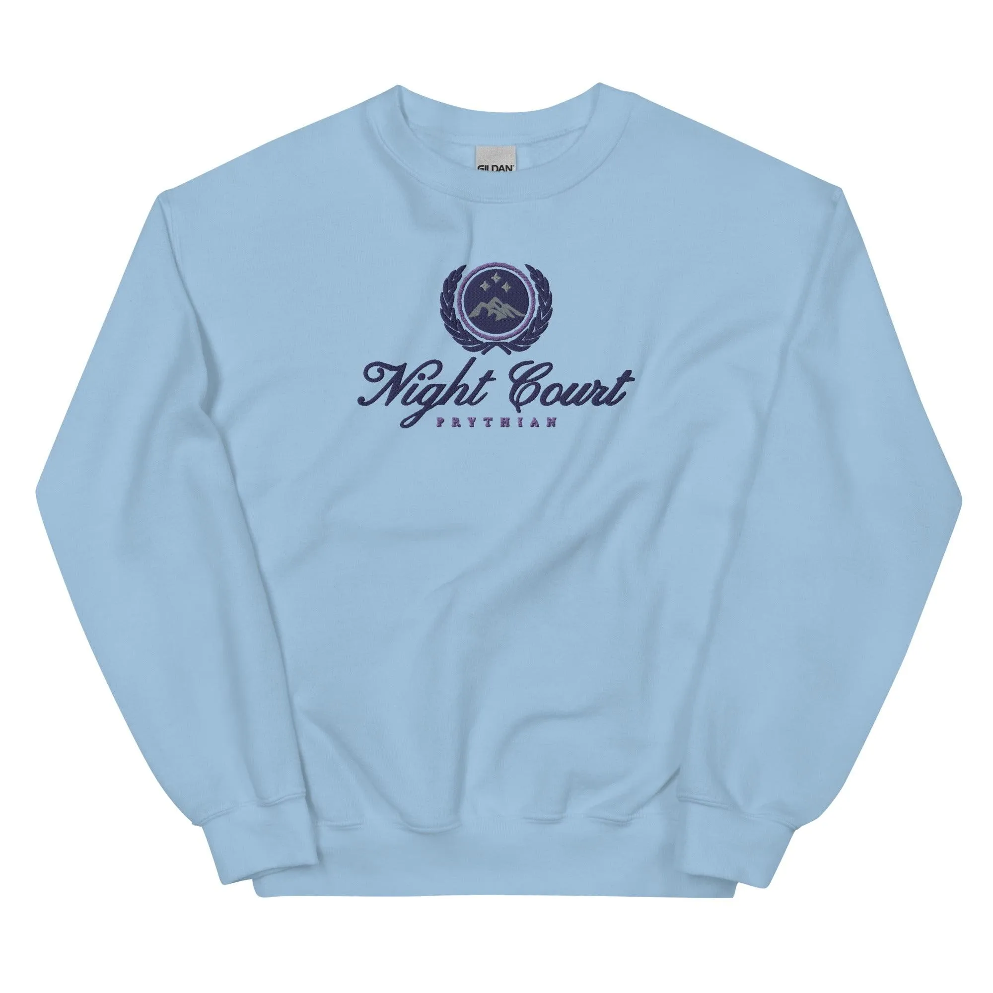 Night Court Embroidered Sweater